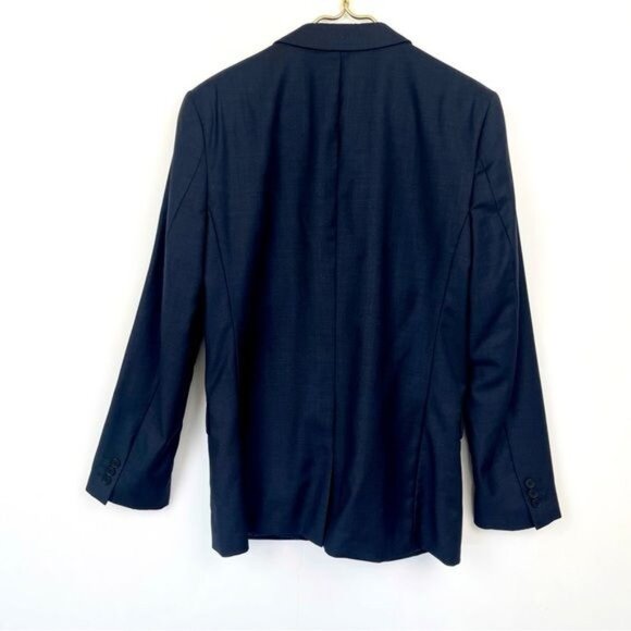 Ted Baker 100% wool navy blue Suit sports Jacket Size 38 - Picture 3 of 10